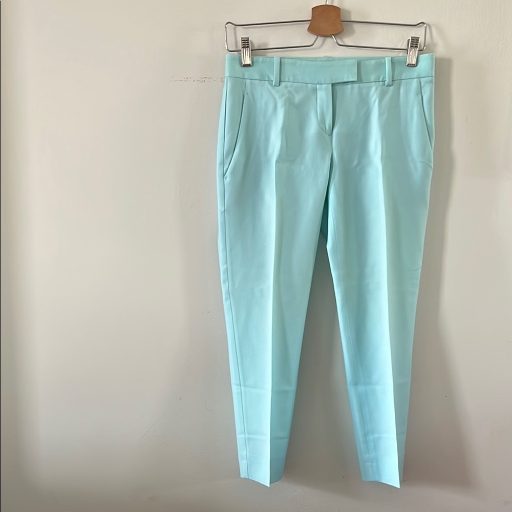 Theory Turquoise Ankle Pants size 2